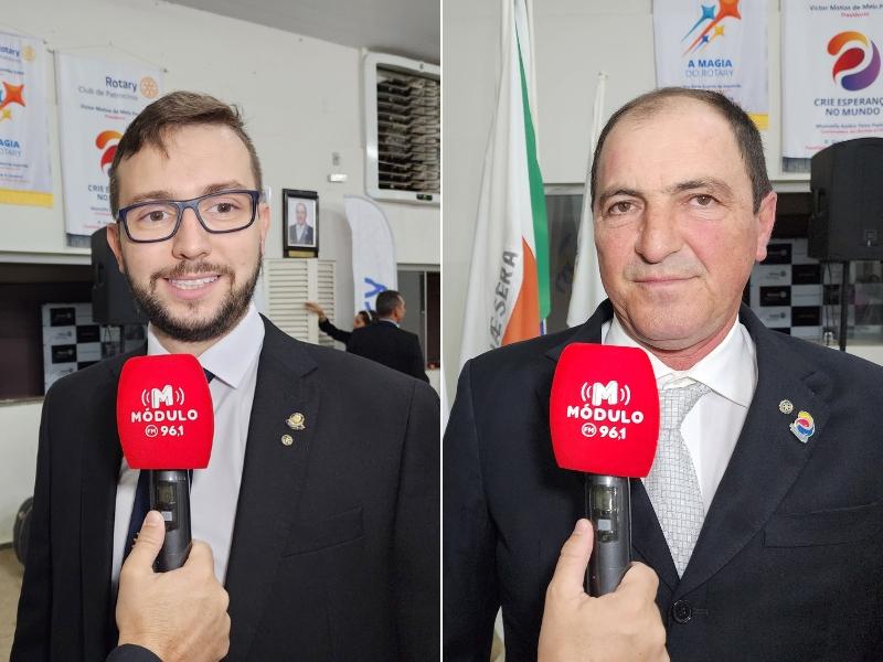 Vitor Pessoa encerra mandato e Abner Gomes Romão Filho assume presidência do Rotary Club de Patrocínio