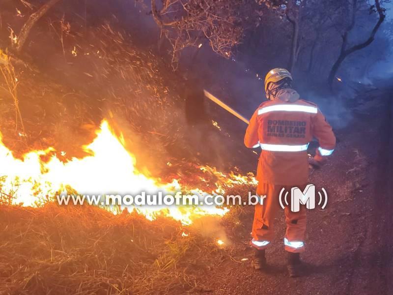 Incêndios florestais aumentam e Corpo de Bombeiros é acionado...