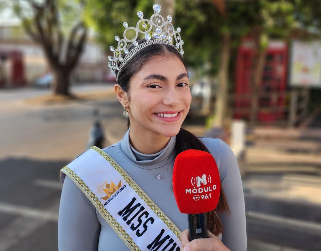 Miss Minas Gerais Mundo, Giovanna Ribeiro, representa Patrocínio e Minas Gerais no Miss Brasil Mundo