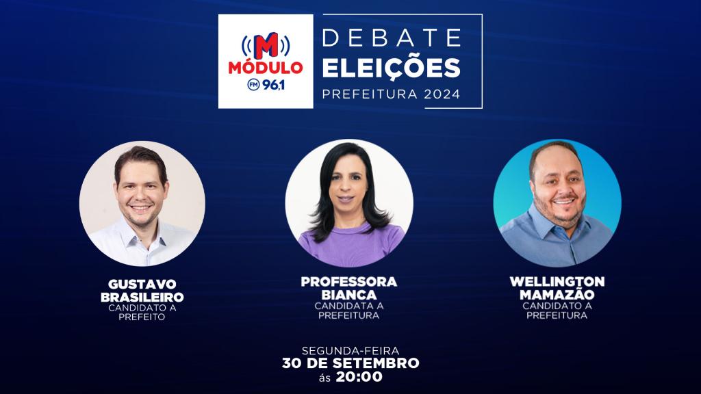 É HOJE! Debate da Módulo FM com os candidatos...