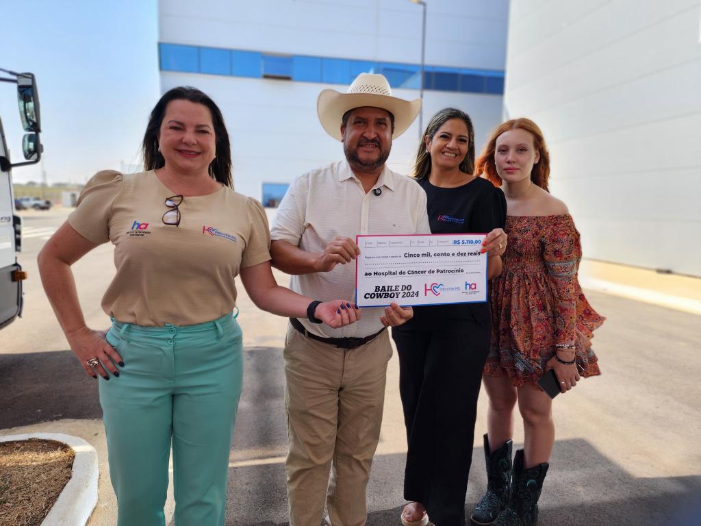 Evento Baile do Cowboy arrecada mais de R$ 5 mil para o Hospital do Câncer de Patrocínio