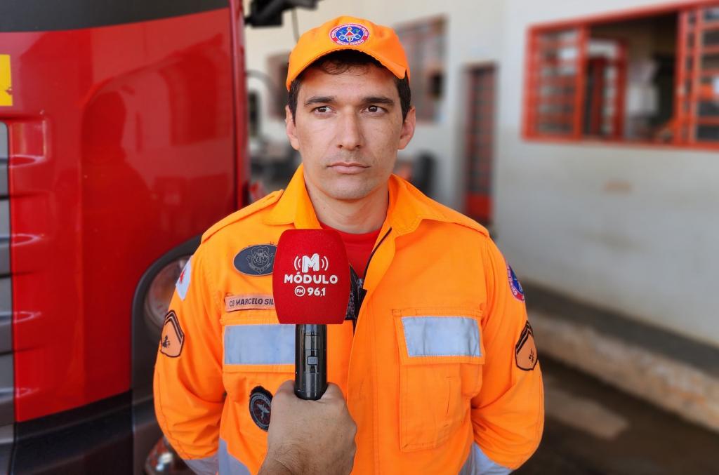 Incêndio de grandes proporções próximo ao aeroporto de Patrocínio...