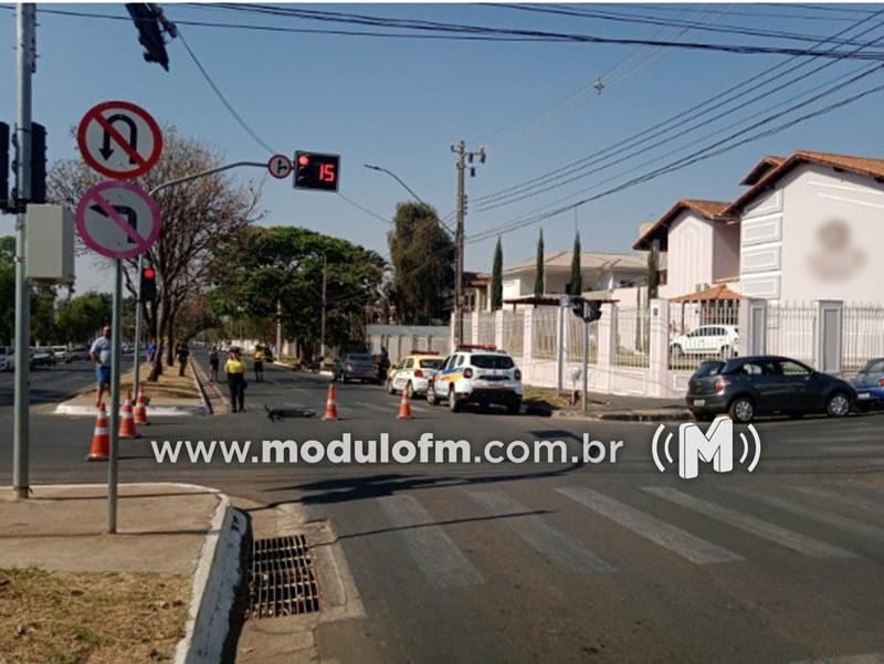 Mulher fica ferida em acidente com patinete no Centro...