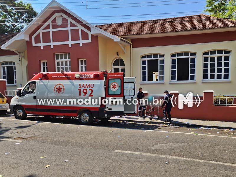 Mulher passa mal durante votação e é socorrida pelo Samu em Patrocínio