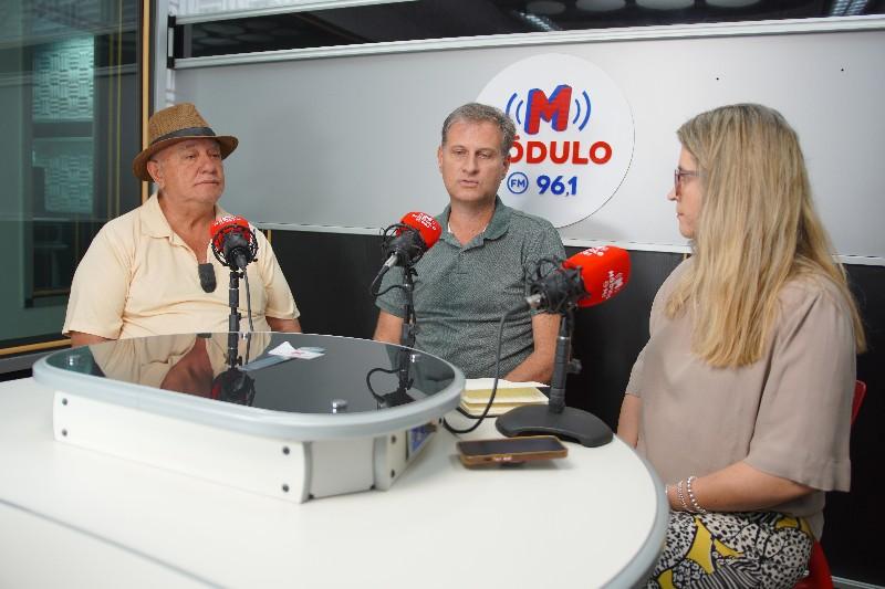 Prefeito Alex e vice Robertão, eleitos em Guimarânia, concedem entrevista à Módulo FM