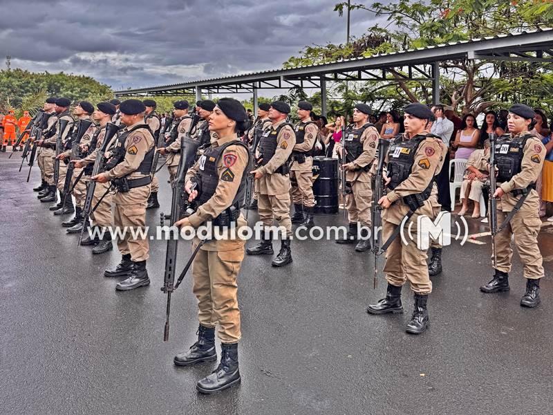 46º BPM realiza formatura de militares especialistas em operações táticas com destaque para policiais femininas