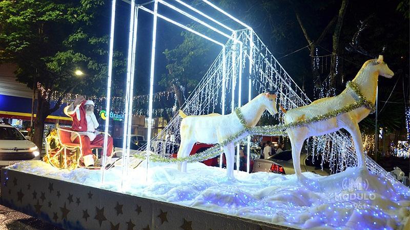 Definida data de chegada do Papai Noel e do acendimento da iluminação natalina