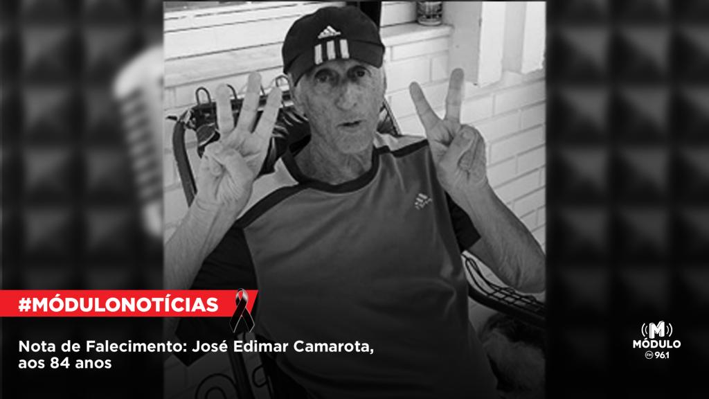 Nota de Falecimento: José Edimar Camarota, aos 84 anos