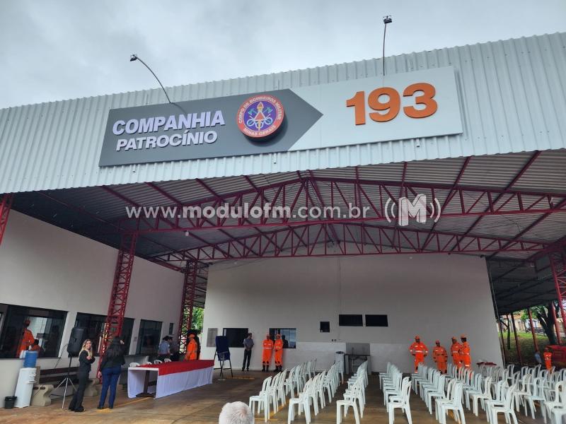 Unidade do Corpo de Bombeiros de Patrocínio é elevada de pelotão a companhia