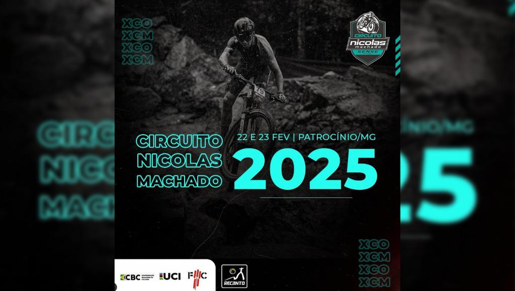 Circuito Nicolas Machado Sense de XCO e XCM + Trail Run Sunset será realizado no Recanto da Serra em Patrocínio, em fevereiro