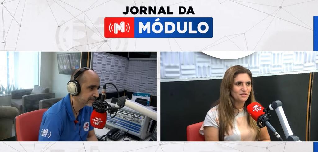 Marilene Pires, secretária municipal de Assistência Social, foi a convidada de hoje do Jornal da Módulo