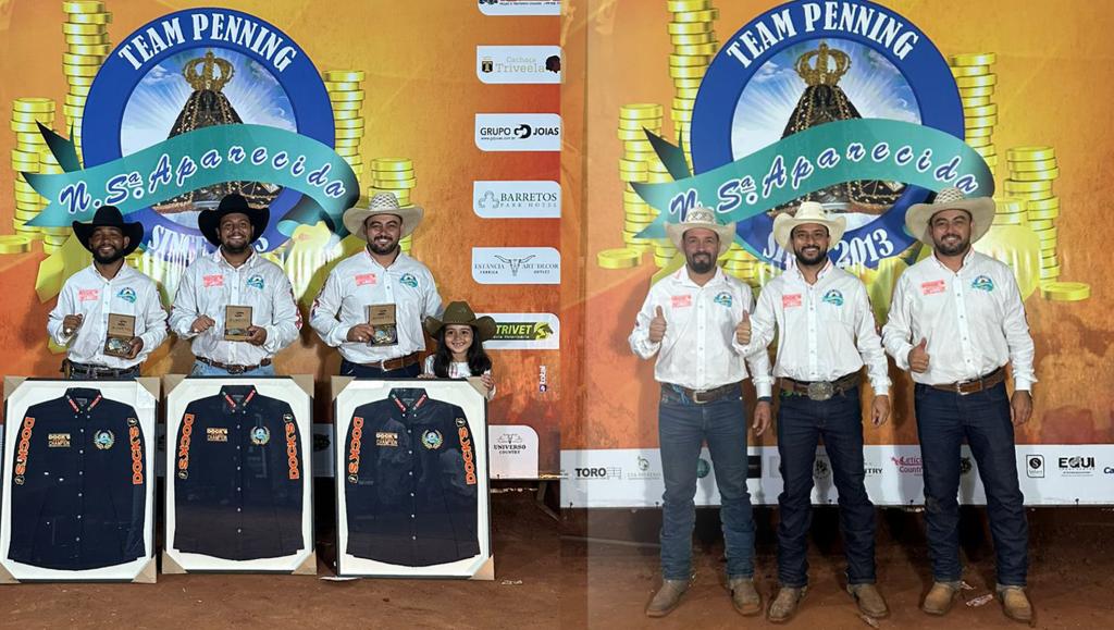 Patrocinenses brilham na Prova do Milhão Nossa Senhora Aparecida de Team Penning realizada em Barretos