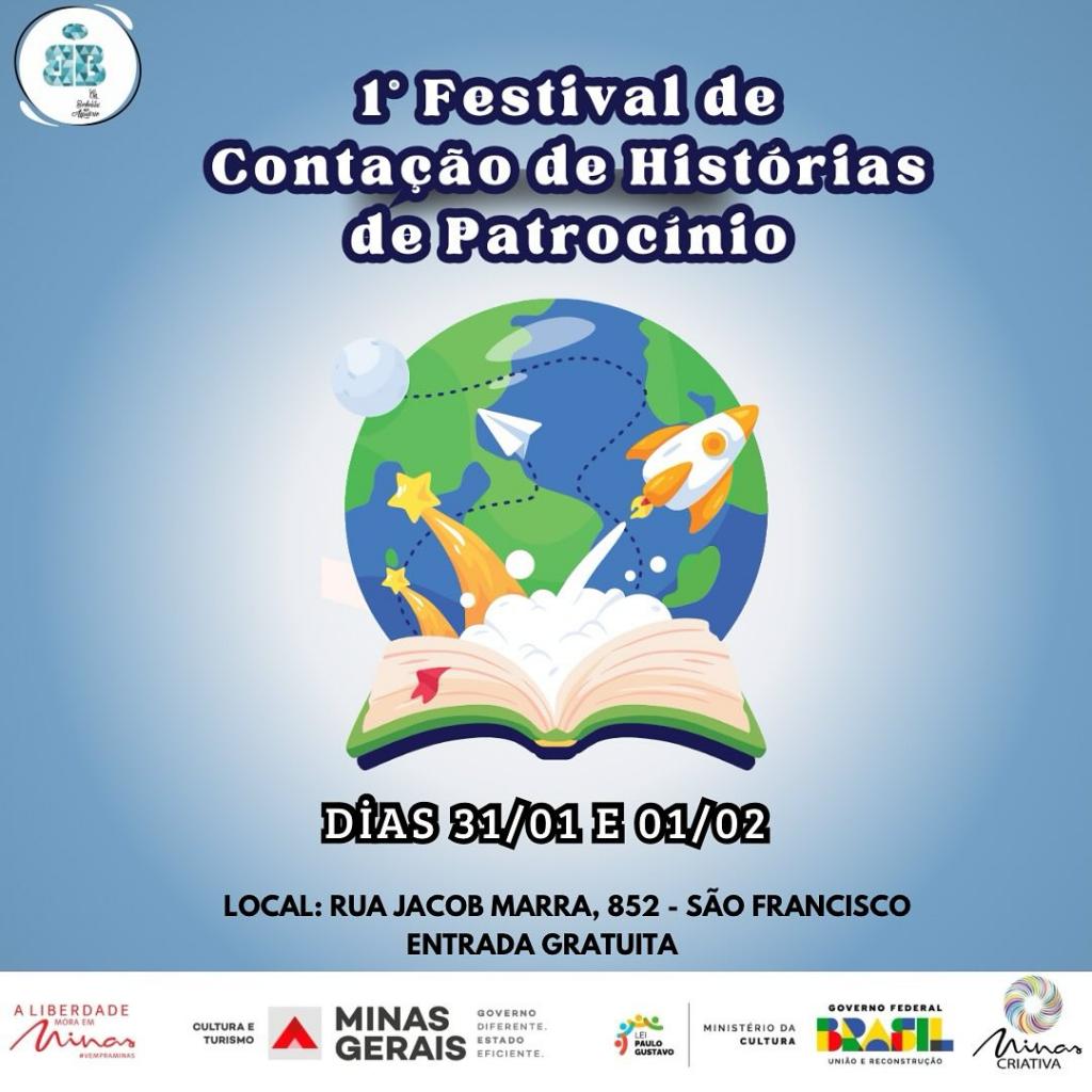 Patrocínio sedia o 1º Festival de Contação de Histórias...