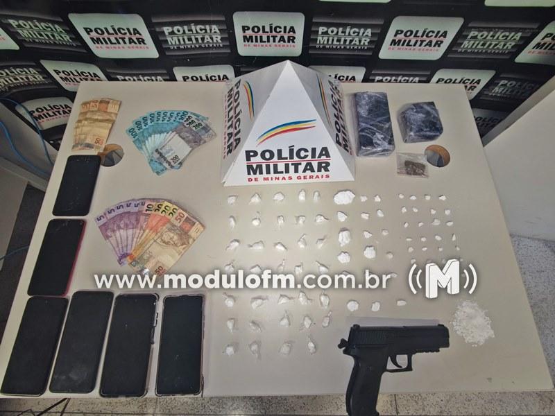 Casal é preso pelo Tático Móvel por tráfico de drogas após perseguição policial em Patrocínio