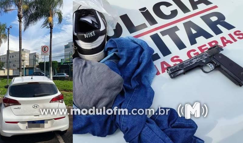 Criminosos rendem comerciante, fazem transferências via PIX e roubam veículo em Monte Carmelo