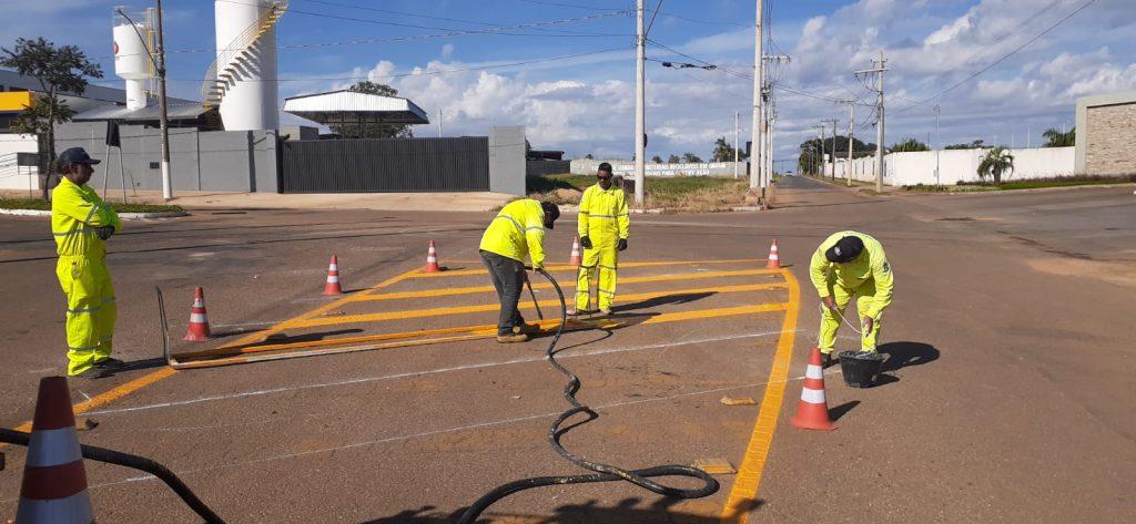 Imagem 1 do post Sinalização e placas do trânsito de Patrocínio passam por manutenção ou substituição