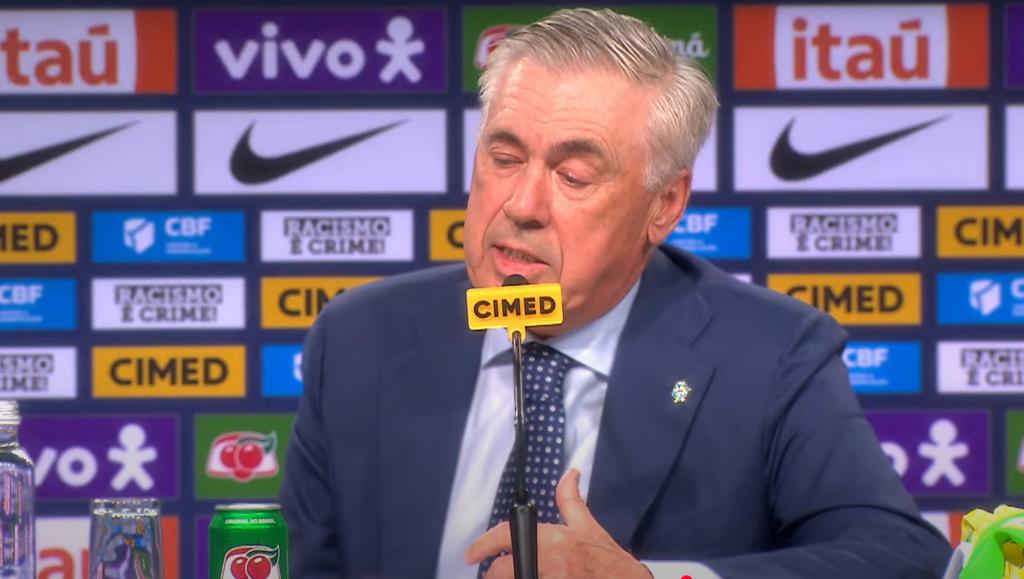 Carlo Ancelotti convoca a Seleção Brasileira para a Data Fifa; Neymar é ausência mais uma vez