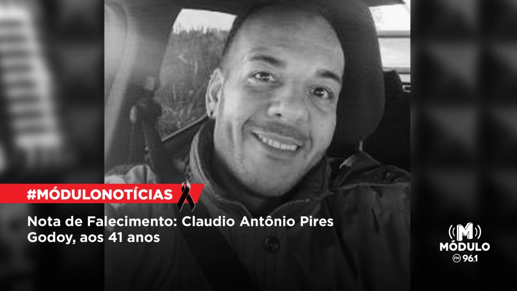 Nota de Falecimento: Claudio Antônio Pires Godoy, aos 41 anos