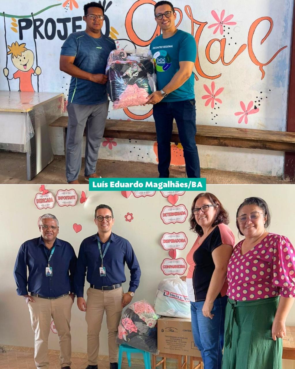 Imagem 1 do post Campanha do Agasalho 2025 do Sicoob Coopacredi faz doação a 27 instituições