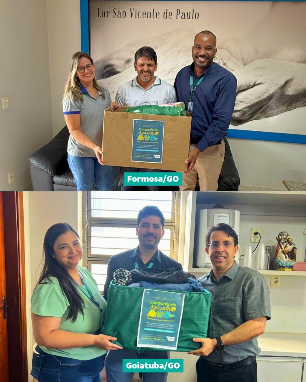 Imagem 6 do post Campanha do Agasalho 2025 do Sicoob Coopacredi faz doação a 27 instituições