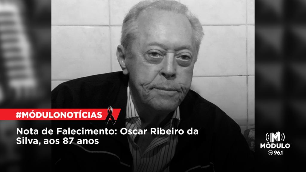 Nota de Falecimento: Oscar Ribeiro da Silva, aos 87...