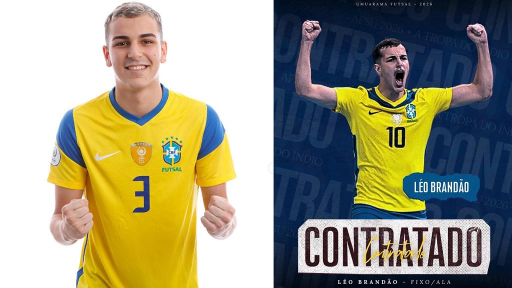 Patrocinense Léo Brandão é o novo reforço de equipe paranaense de futsal