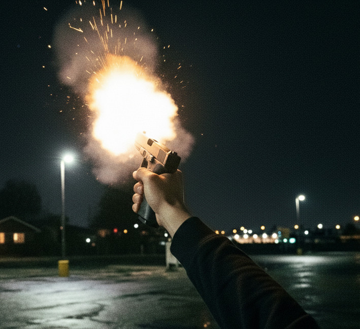 Disparo de arma de fogo é registrado no bairro Serra Negra
