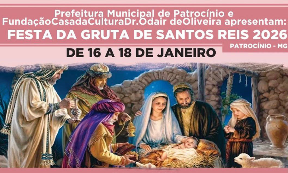 Festa da Gruta de Santos Reis começa nesta sexta-feira em Patrocínio