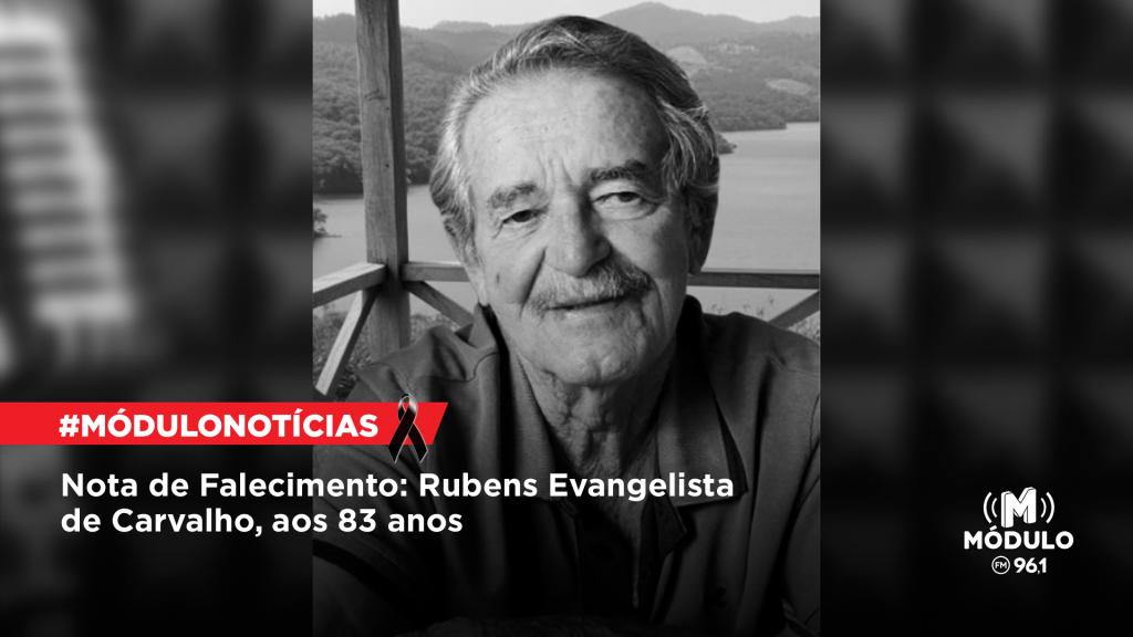 Nota de Falecimento: Rubens Evangelista de Carvalho, aos 83 anos