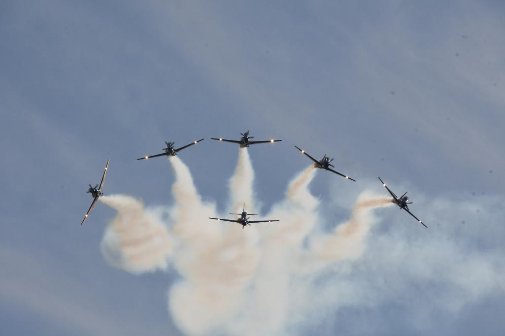 Local definido: apresentação da Esquadrilha da Fumaça será próxima à obra do Hospital do Câncer de Patrocínio