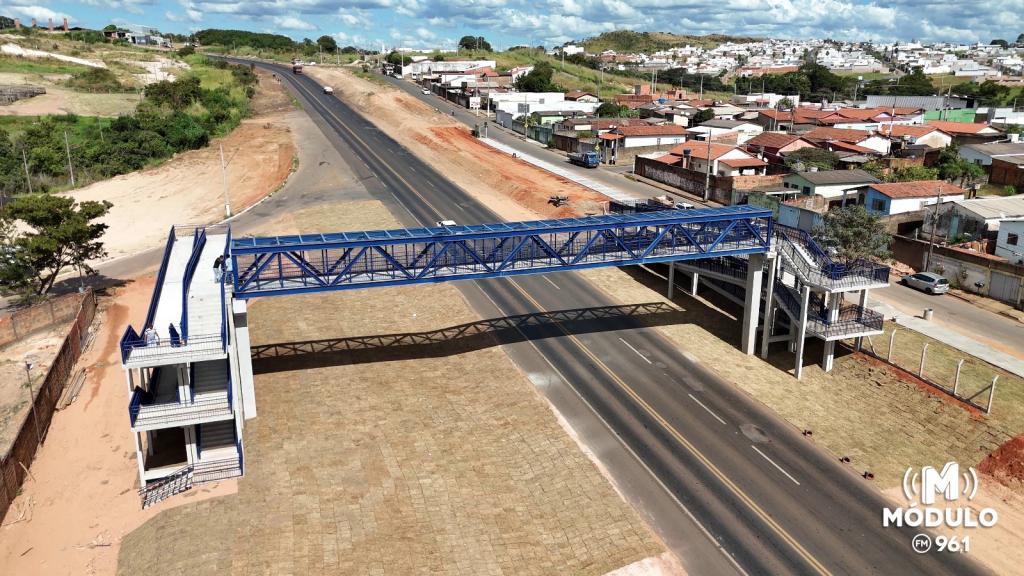 Imagem 1 do post Nova passarela da BR-365 será entregue amanhã em Patrocínio após décadas de espera